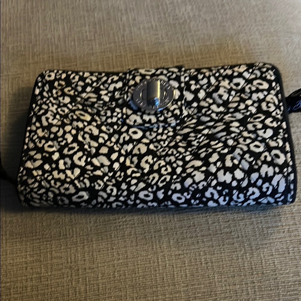 Stylish Black and White Patterned Women's Bag